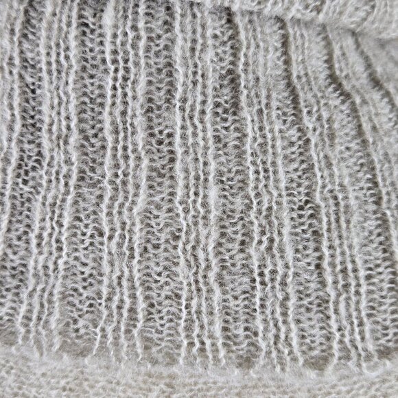 Alfani Size Medium "Summer Straw" Open Front Asymetric Cardigan No Closure NWT - Picture 9 of 14